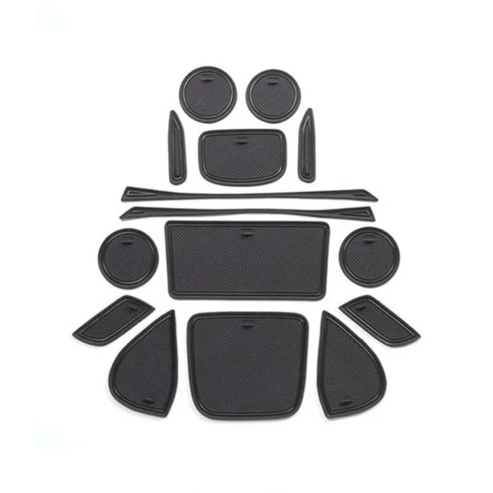 ahhccne Rubber Mats for Centre Console for Toyota Yaris Cross 2020+, LHD Rubber Mats for Centre Console
