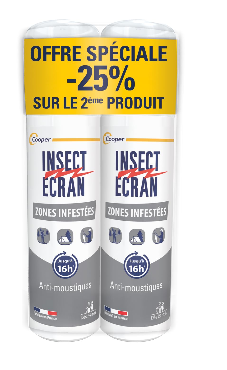 Insect Ecran Zones Infestées Lot de 2 x 100 ml Offre Spéciale