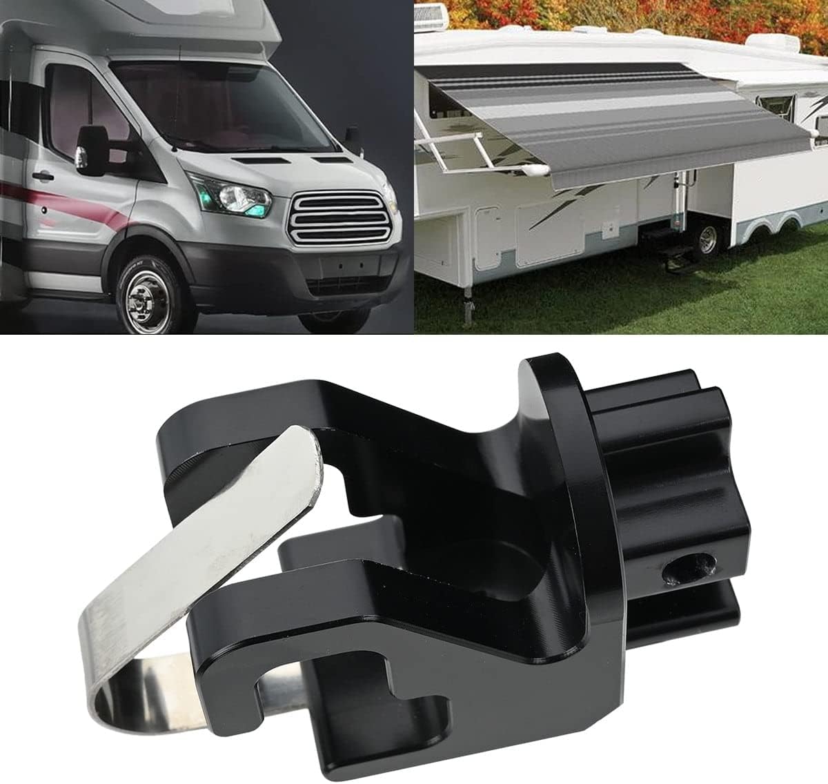 Canitu Black Replacement Awning Lower Rafter Claw,RV Awning