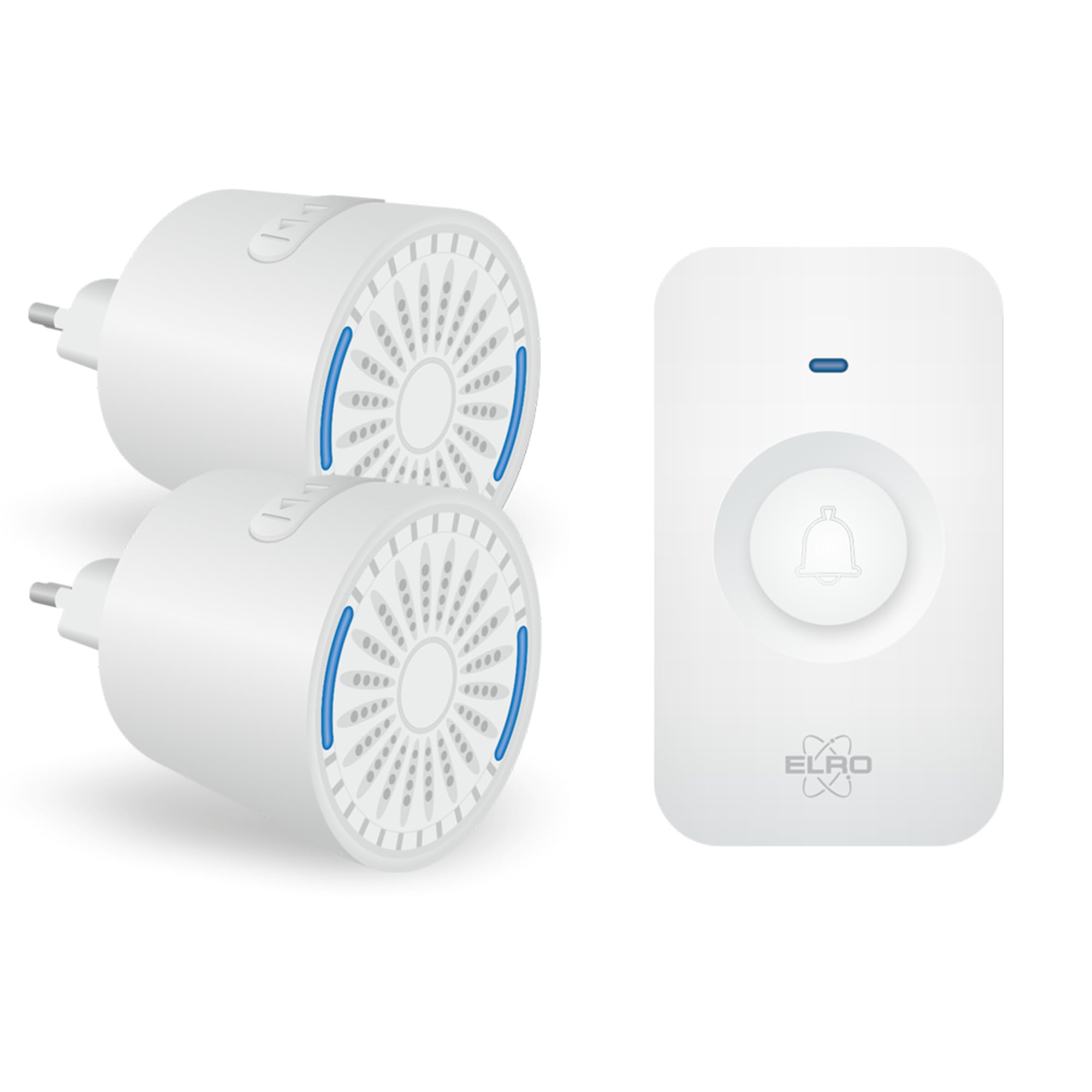 Sonnette de porte sans fil étanche IP65 portée 200m 64 mélodies