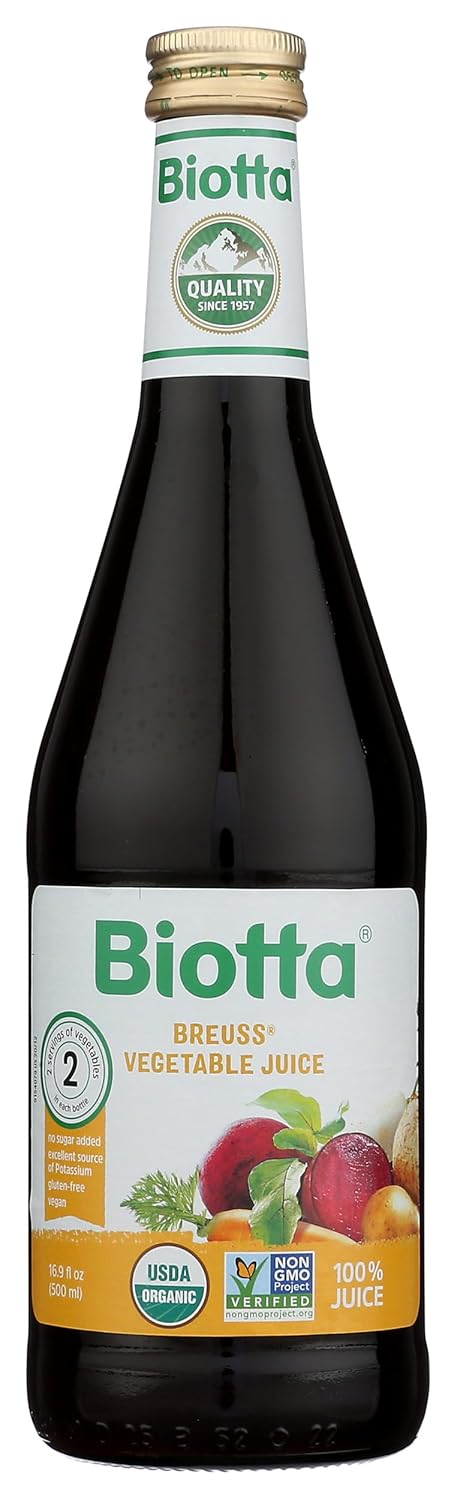 Biotta Juice Vegetable Breuss Organic, 16.9 fl oz