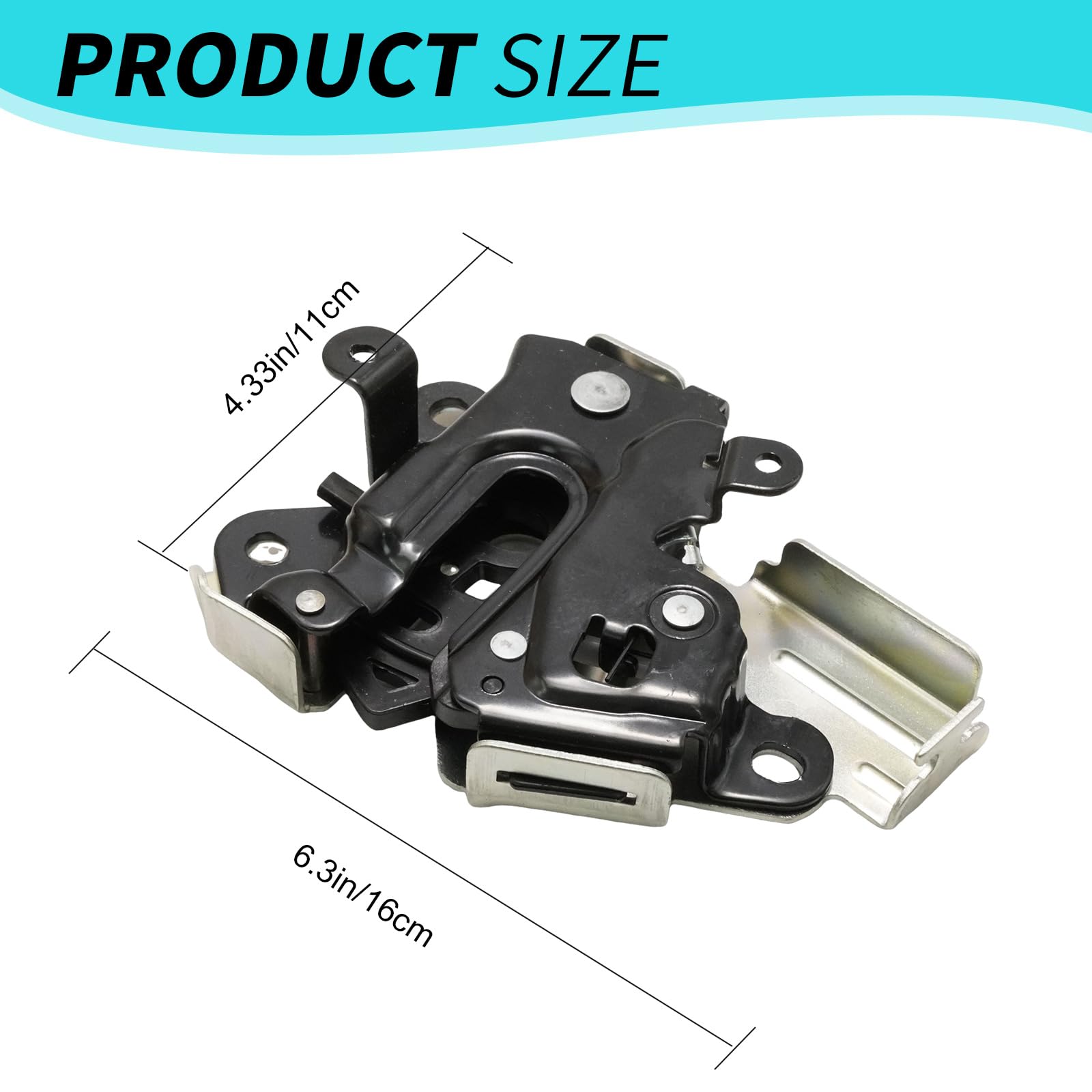 Hoypeyfiy 82220-T0A-A01 Verrou de dossier de siège arrière côté gauche, remplacement pour Honda CRV CR-V 2012 2013 2014 2015 2016 2017, remplace 82620-T0A-A02 82620-T0A-A03