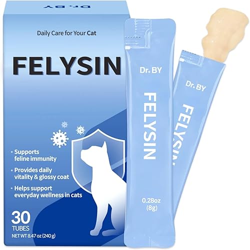 Doctor By FELYSIN L-lisina para gatos, suplementos de lisina, apoyo inmunológico, alivio de alergias, estornudos, secreción nasal, ojos llorosos,