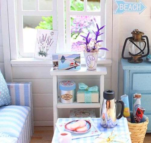 Miniatura 6 de Danni Muebles DIY Casa de muñecas de madera Miniatura Casa de muñecas Muebles Kit Puzzle hecho a mano Dollhouse Juguetes para niños regalos