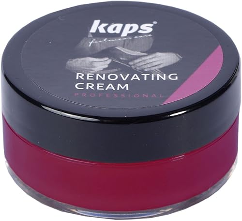 Kaps Renovating Repair Cream For Smooth Leather Shoes Bags Seats, Scratch And Sc