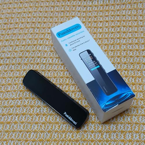Puaiddoveri-Audio Cassette Recorders-Digital Voice Activated Recorder Recording Device.
