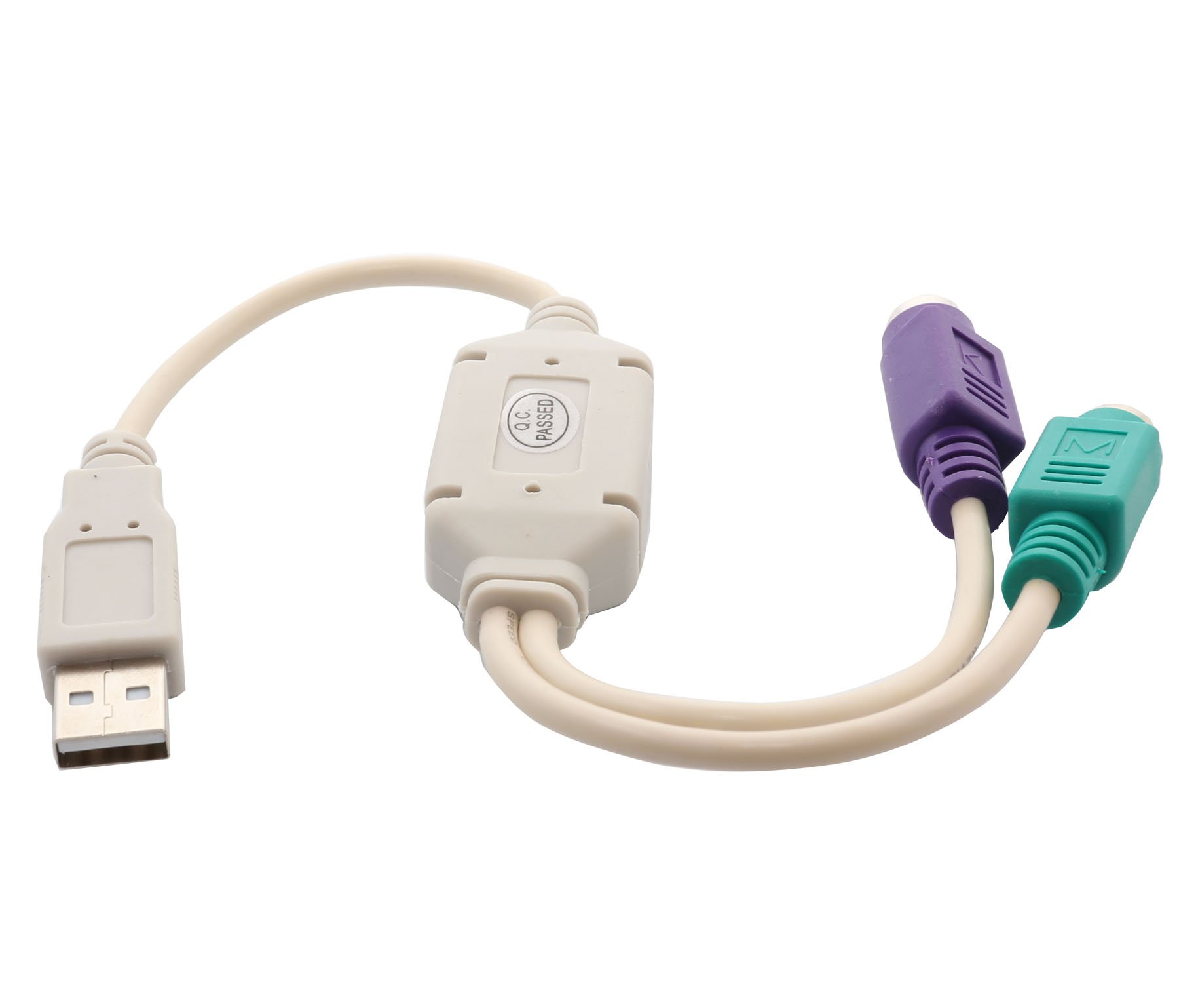 Syba Ports Clavier et Souris PS/2 vers câble Adaptateur USB 2.0