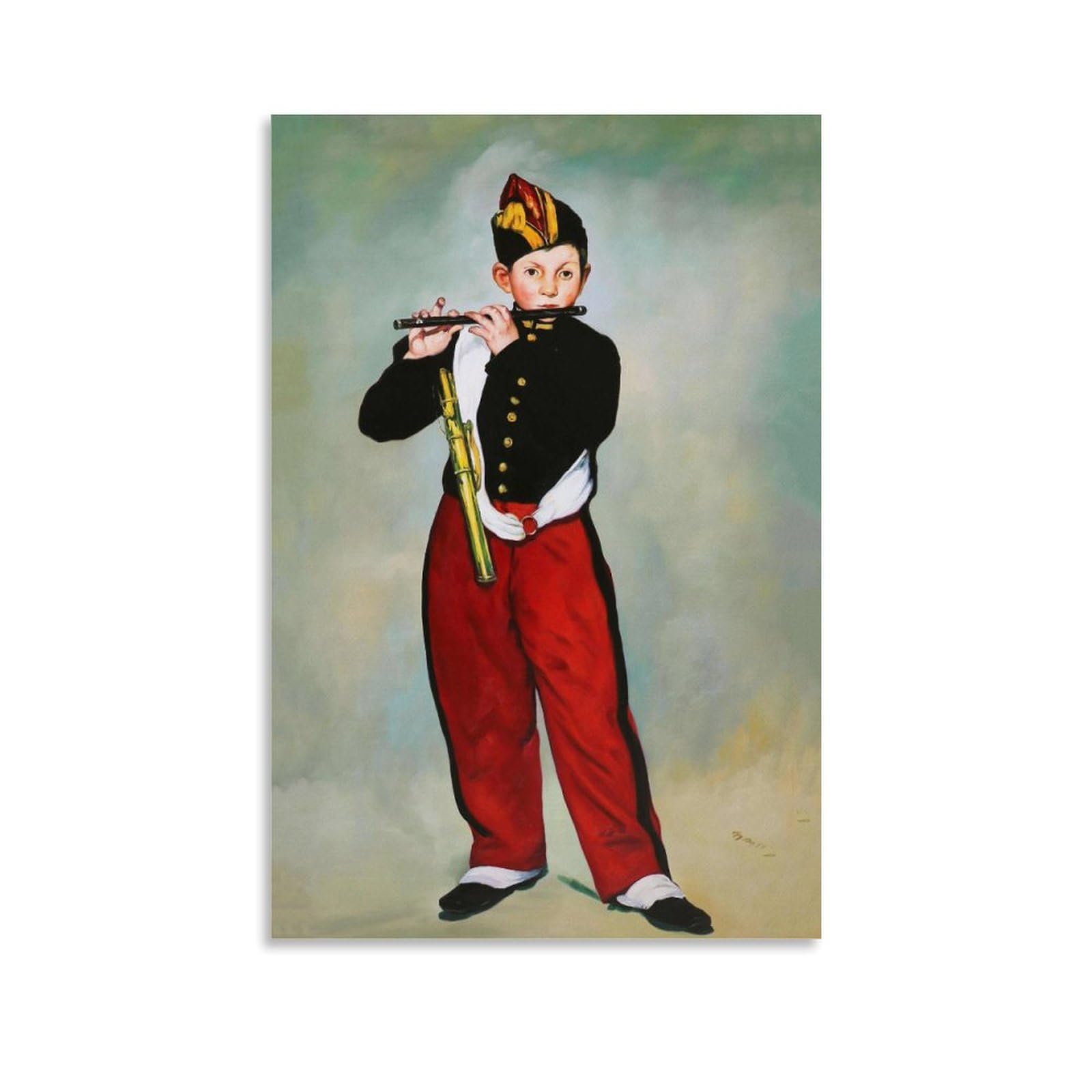 Amazon.co.jp: Edouard Manetエドゥアール・マネ絵画作品（笛を吹く