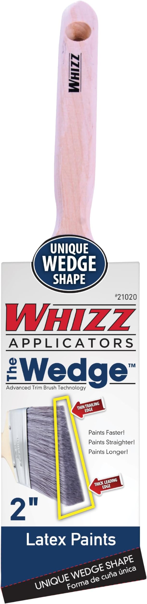 Inc. 21020 Speedy Pro Wedge Angle Sash Brush, 2-Inch