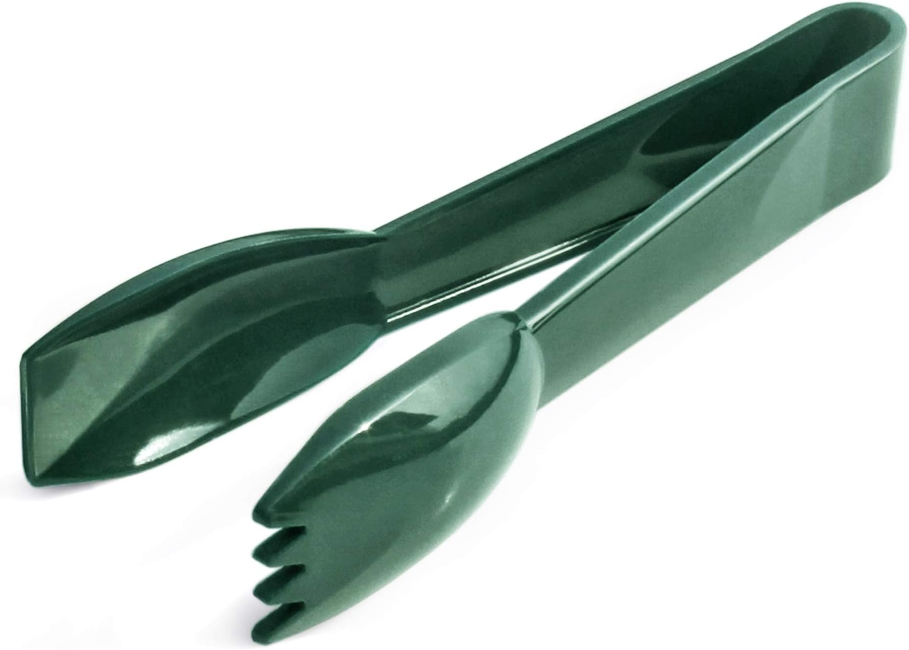 35599 Utility Tong, High Heat Plastic, Straight Edge, 6 Inch, Set of 12, Green
