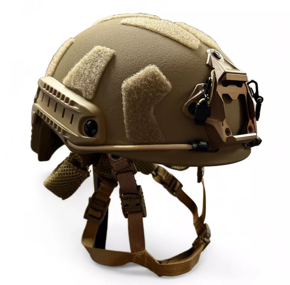 Generic Adult Unisex Tactical Fast Bump Helmet (Coyote Brown, Large, Polyethylene, 1550g)