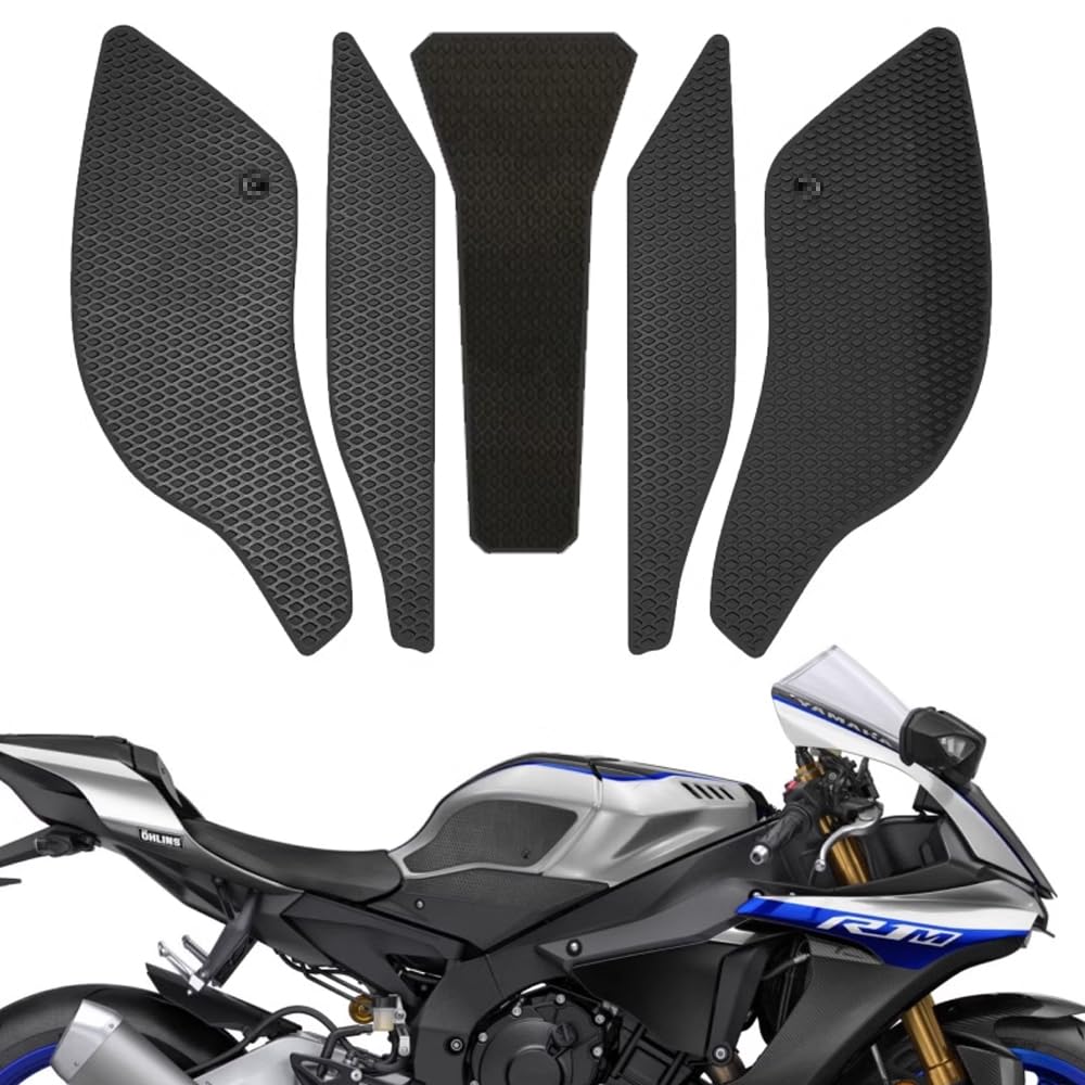 for Yamaha YZF-R1 YZF R1 YZFR1M 2015-2025 Side Fuel Tank pad Fuel Tank Protective Sticker Knee Grip Traction Pads New Anti-Slip Stickers Protective