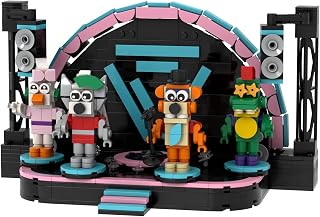 Five Nights Stage Building Blocks Toys,FNAF Classic Horror Game Building Set,Halloween Birthday Gifts for Boys and Girls(571pcs)