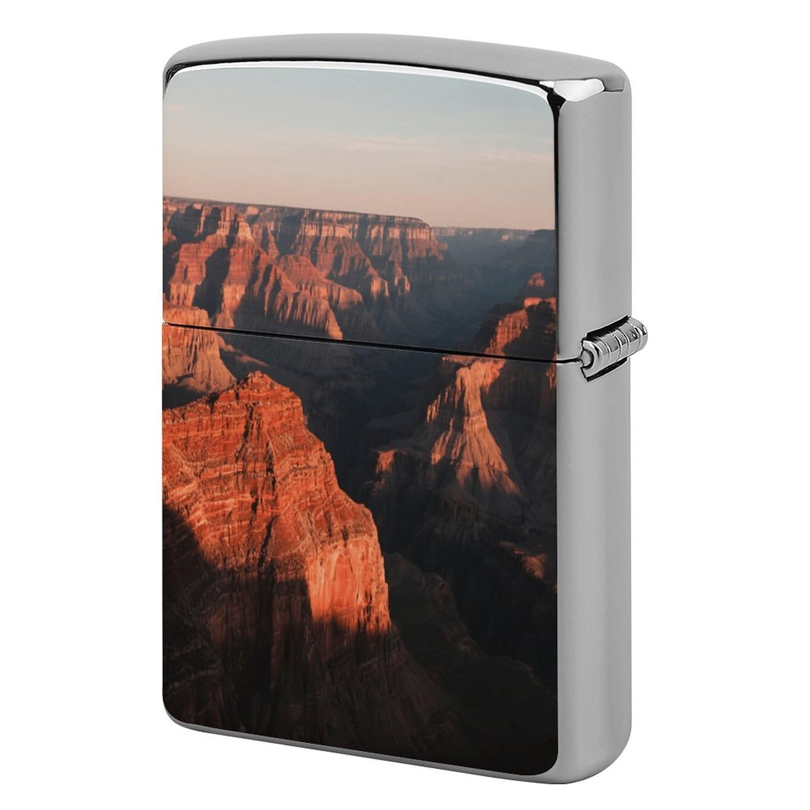 Fekiloot Style Grand Canyon Lighter Case Cover Metal Lighter Case