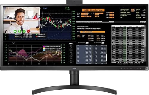 LG 34CN650N-6N 34" UltraWide FHD All-in-One Thin Client (2560 x 1080) con pantalla IPS, procesador Intel Celeron J4105 de cuatro núcleos, USB Type-C