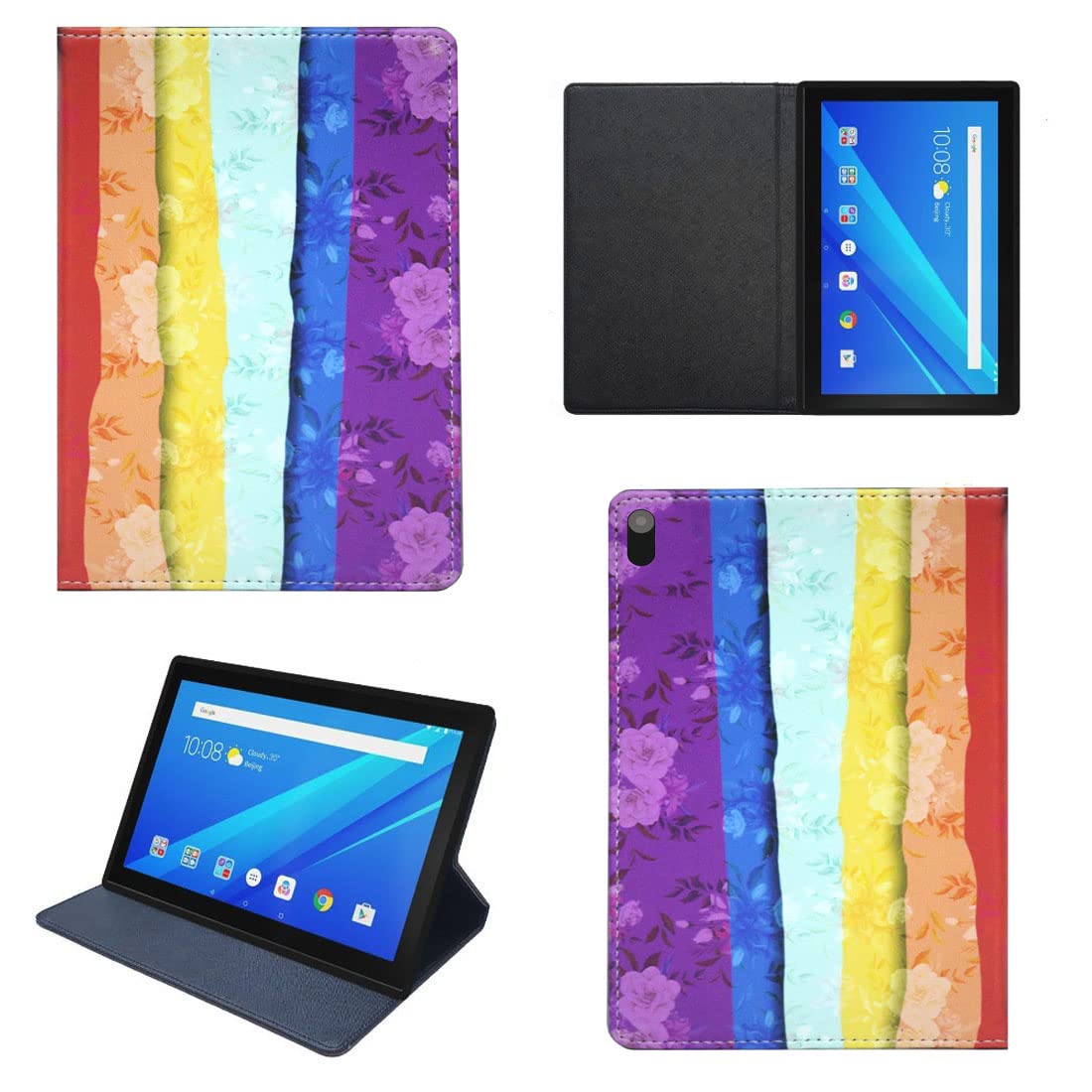 Zaoma Printed Flip Flap Case Cover Compatible for Lenovo Tab 4 10 TB-X304L / TB-X304F / TB-X304N 10.1 inch Tablet - Multi Color 02 (B09Z6Z3D2Q) Amazon Price History, Amazon Price Tracker