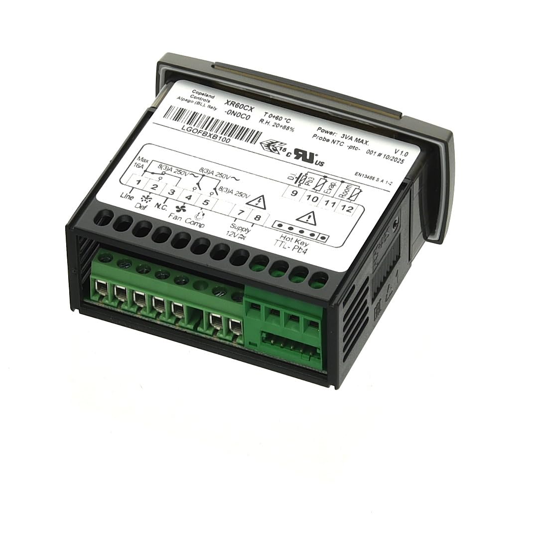 Elektronikregler XR60CX-0N0C0 von DIXELL 71x29 mm 12 V Relais: NO-8A(3) & CO-8A(3)