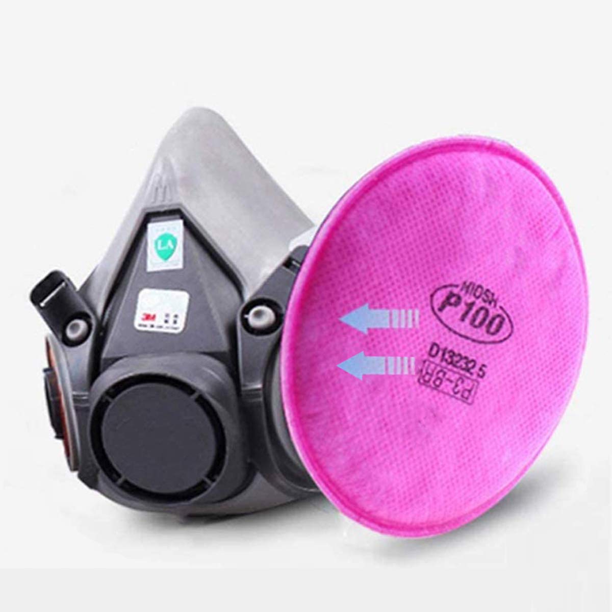 Filtros de partículas 2091 P100# Filtro de algodón compatible con 2091CN instalado en 6000 7000 FF-4 filtro retenedor uso (10 unidades)