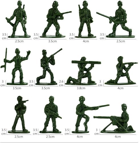 Miniatura 4 de Rainbow Toyfrog - Figuras de soldados de la Segunda Guerra Mundial, más de 300 piezas