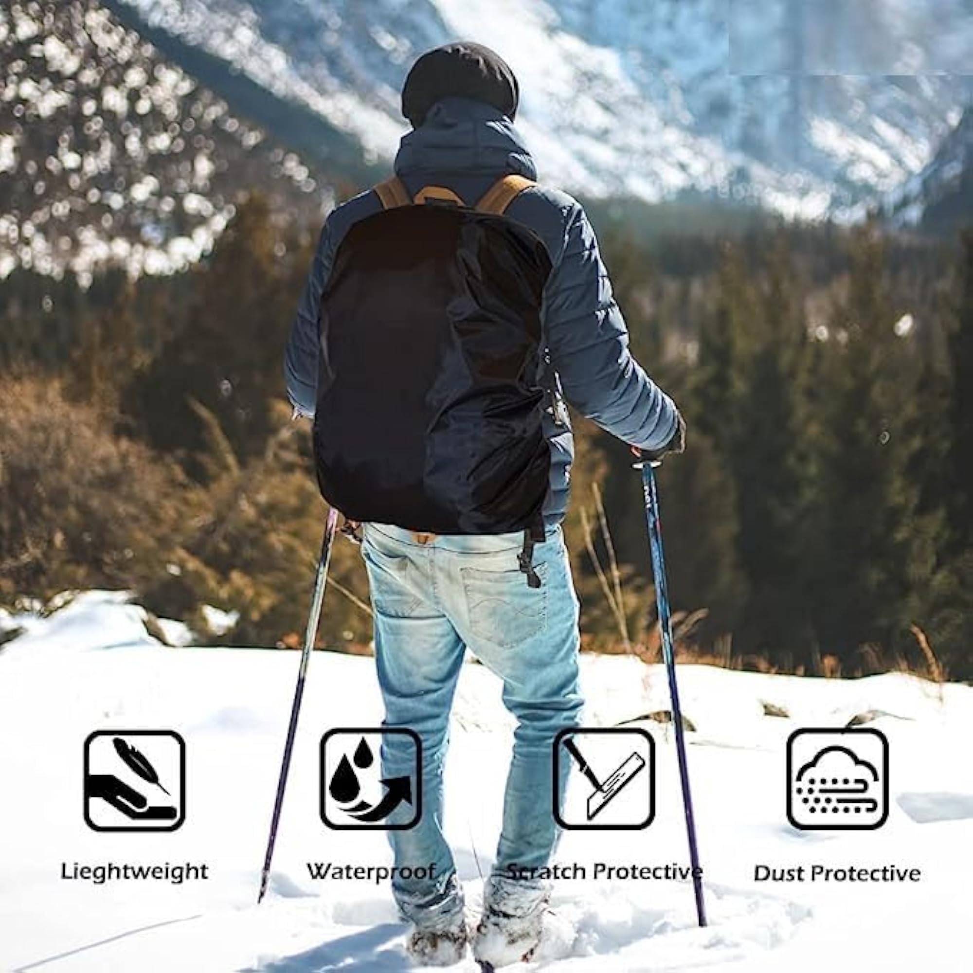 S.K Bag Cover Waterproof Rain Cover for Backpack