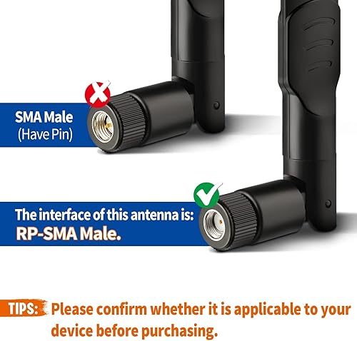 Miniatura 3 de Bingfu Antena de cámara celular 4G LTE 8dBi RP-SMA macho (4 unidades) compatible con Spypoint Link Micro Solar EVO Link S Dark Wildlife Hunting Game