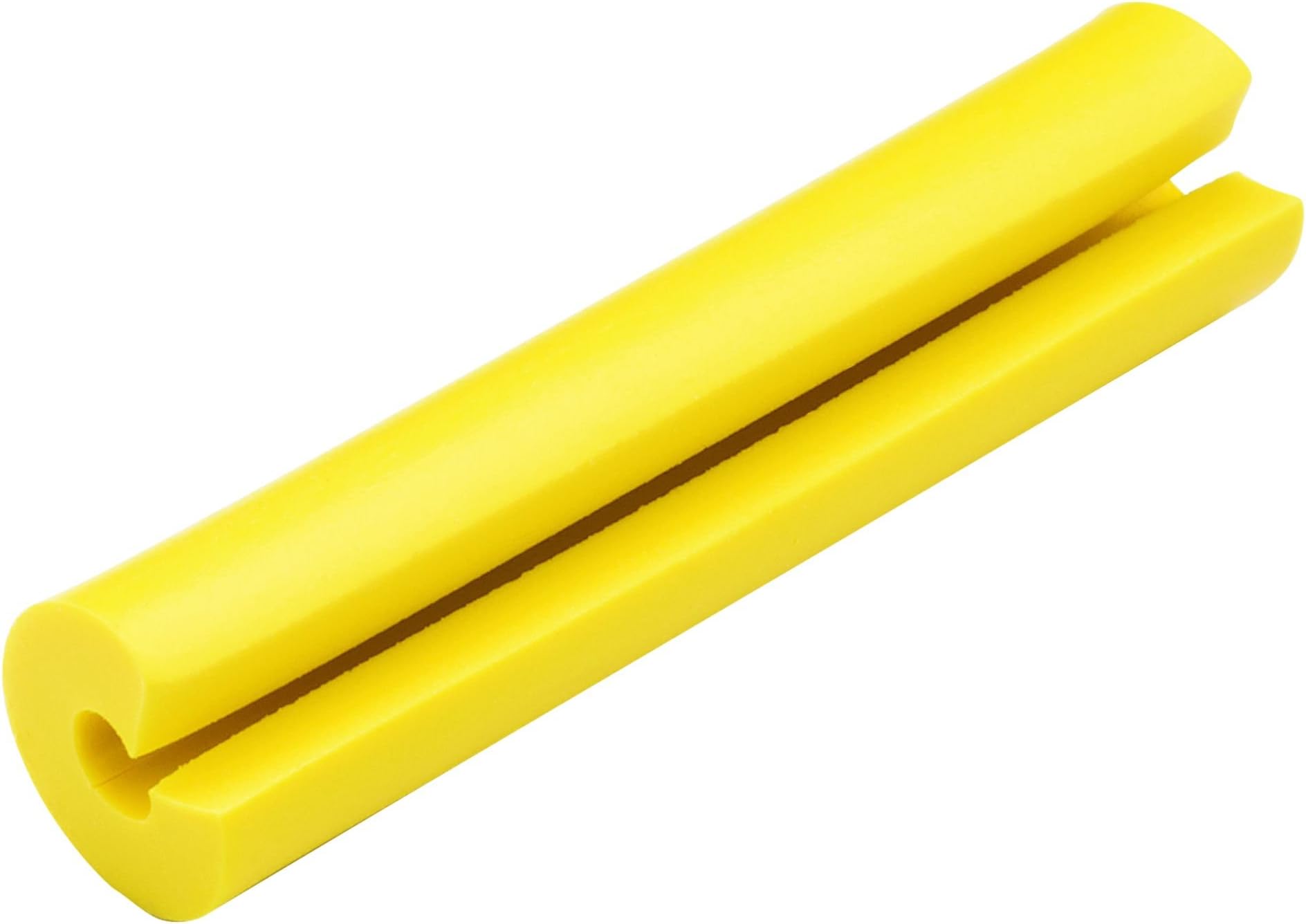 NWSLC-2Y LabelCore Cable Identification Sleeve, 1.25" W x 1.25" L, Fits 2mm Simplex Cable, Enhanced Labeling Surface for Easy Cord Organization, PVC, Yellow (Pack of 100)