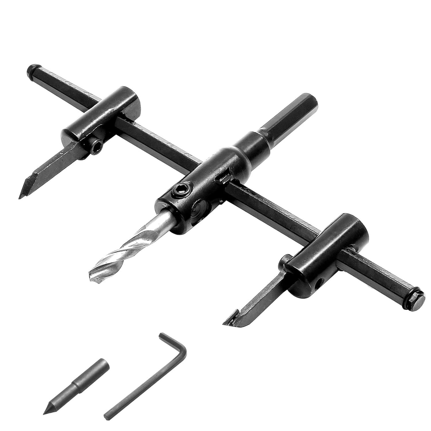 See full amazon price history chart for UPTODATETOOLS Adjustable Hole Saw Circle Hole Cutter Drill Bit, Heavy Duty Wood Drywall Drill Bit Round Cutting for Woodworking, 30-200mm UPTODATETOOLS Adjustable Hole Saw Circle Hole Cutter Drill Bit, Heavy Duty Wood Drywall Drill Bit Round Cutting for Woodworking, 30-200mm (B0D6FYY4TC) Amazon Price History, Amazon Price Tracker