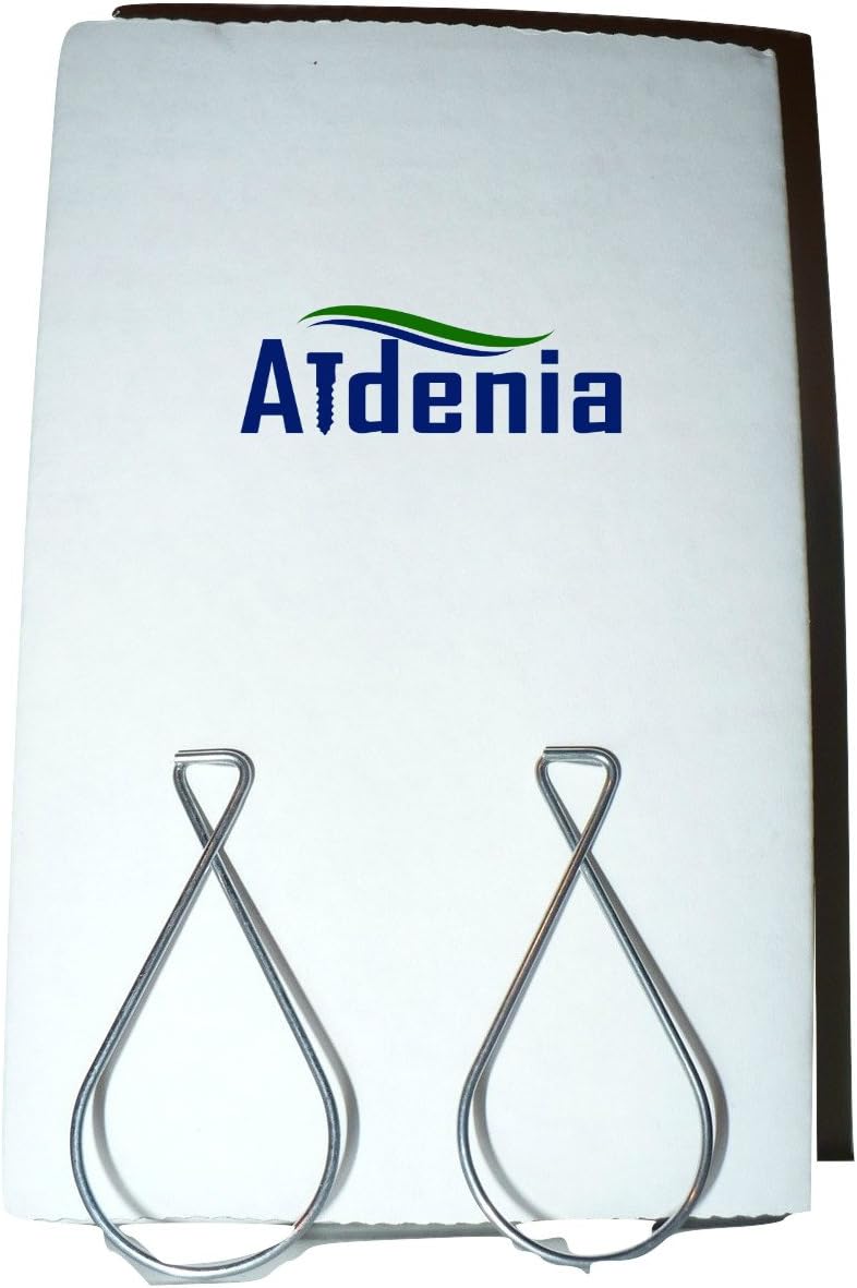 Aidenia Grid Ceiling Hanging Figure 8 T-Bar Squeeze Clips (100 Pack)