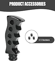 Vista 2 de Zlirfy - Pomo de palanca de cambios de automóvil, perilla de cambio automática, accesorios de automóvil, mango de cuchillo de agarre para automóvil