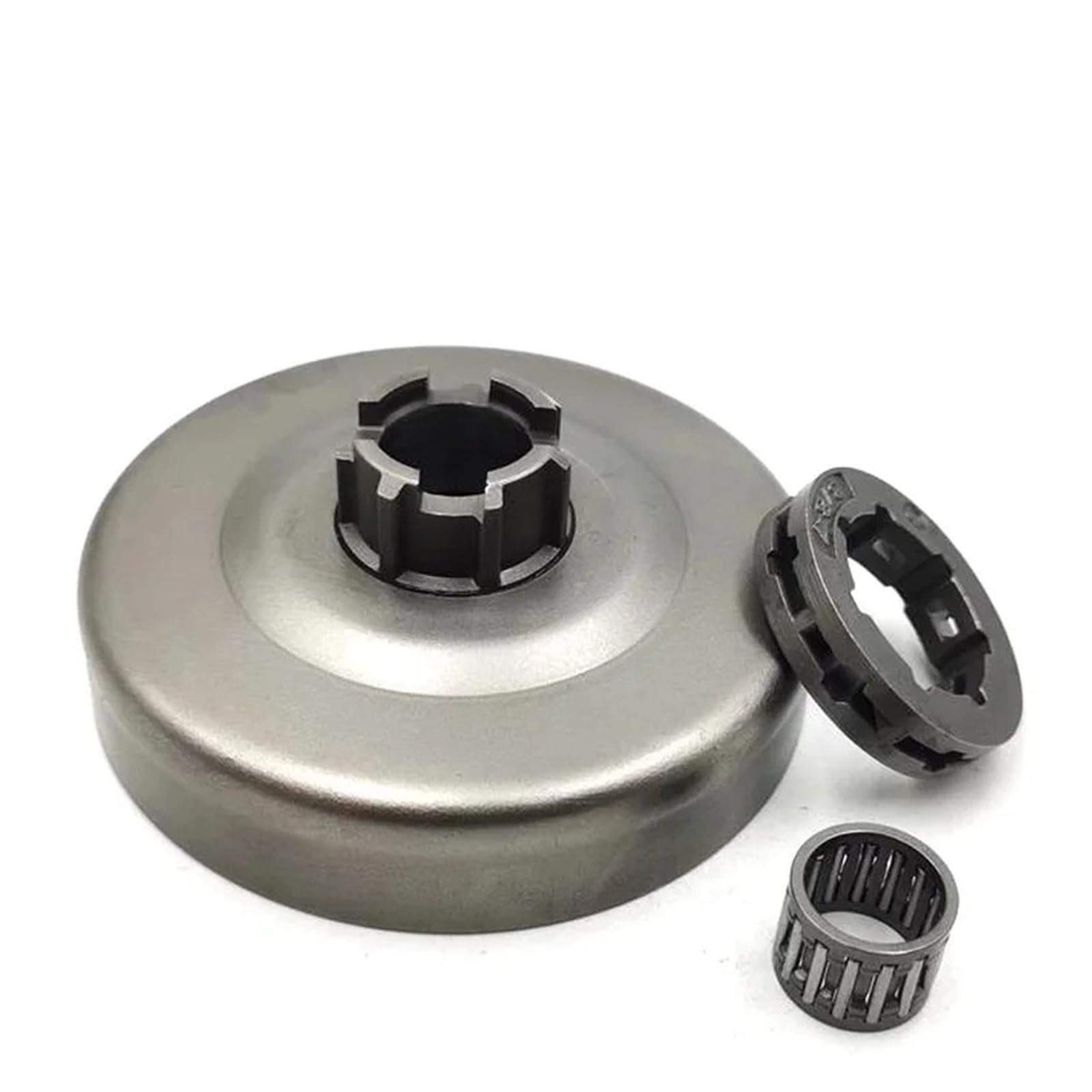 Piezas de cortacésped: Tambor Embrague y Kit llanta Dentada 8 Dientes 3/8", Compatible con los Modelos 272, 272XP, 268, 266, 66 61
