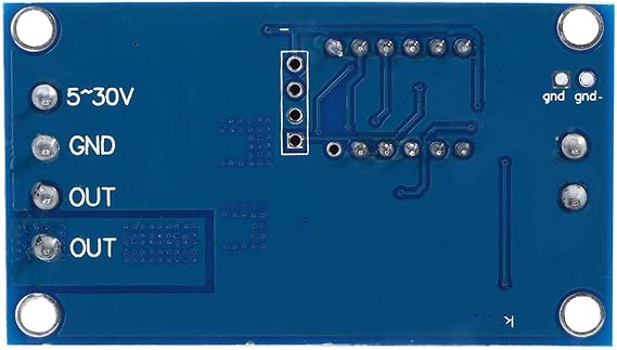 Jadeshay Delay Timer, Time Delay Relay Module DC 5V 36V Timer Relay Trigger Cycle Delay Timer Switch 1-99 Secs/1-99 Mins Adjustable,Turn On/Off Delay Controller Board,with LED Display