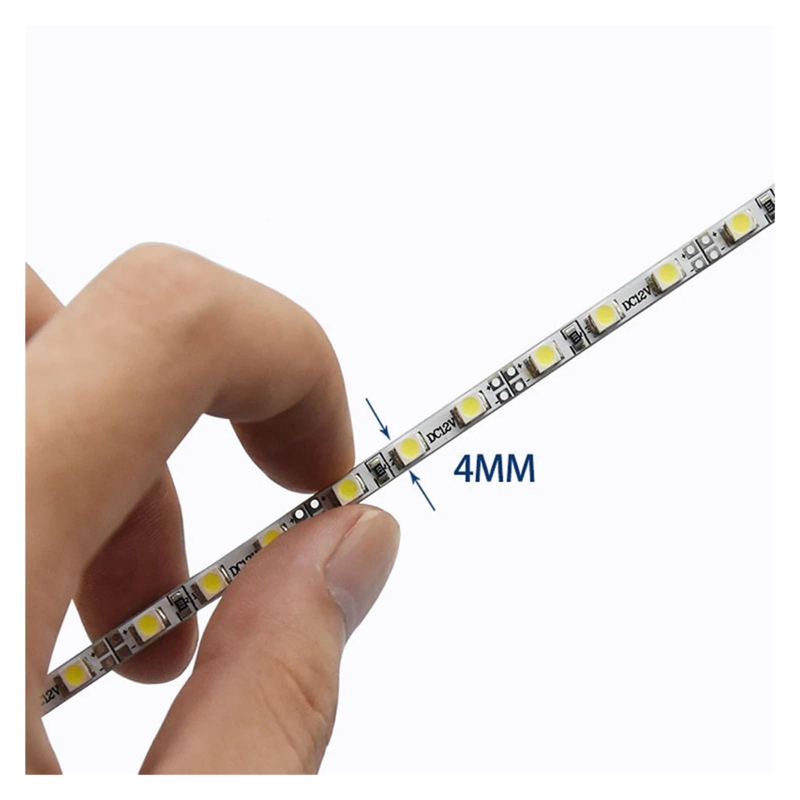 10 Stück 12 V 24 V 4 mm ultradünne, schmale, starre LED-Stableuchte, 72 LEDs/m, 120 LEDs/m, 50 cm, Kabinen-Leuchtkasten(4mm 50cm 36 LEDs,24v Warm White 3000k)