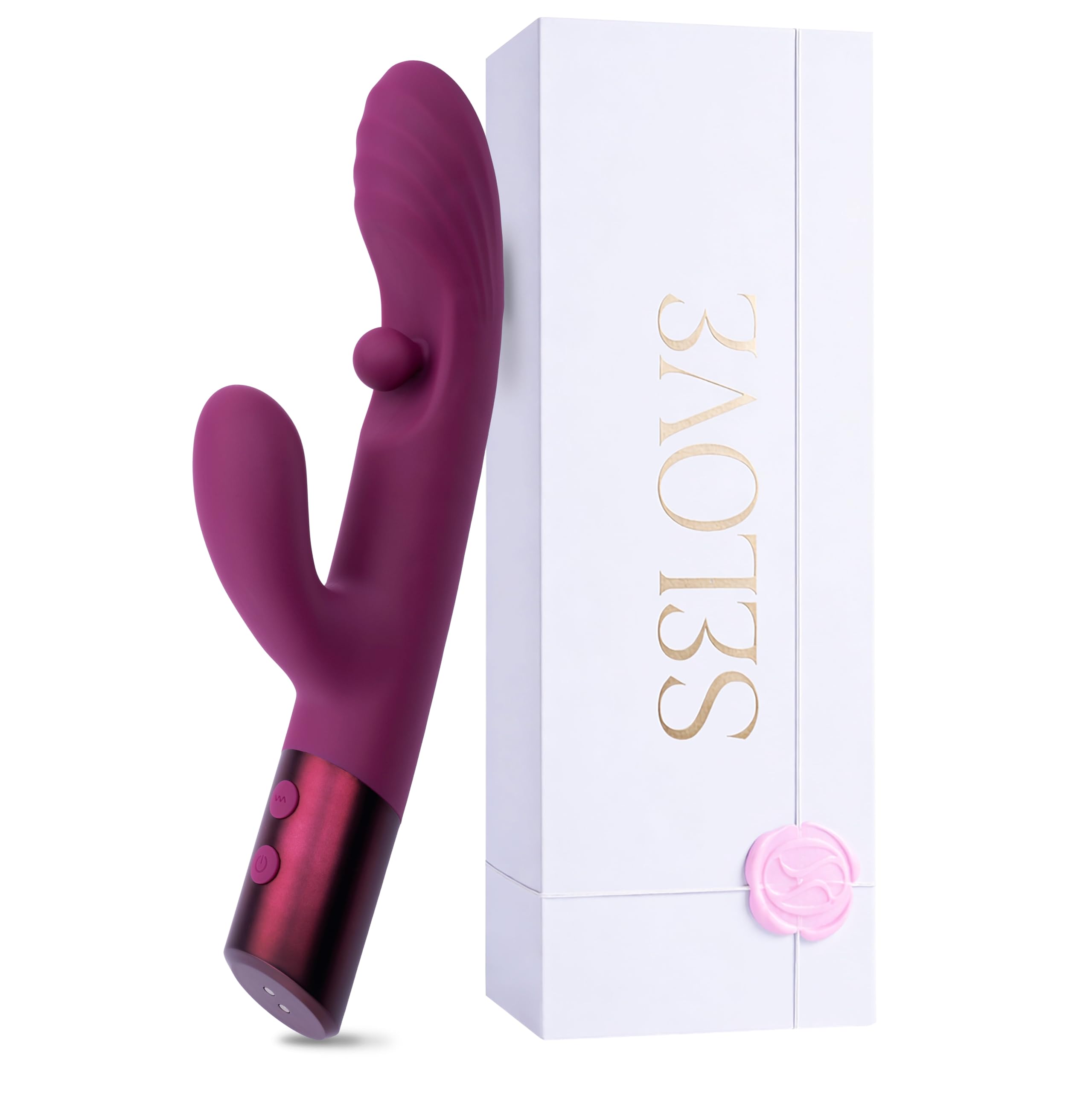 SELOVE Swirly Vibratore Rabbit con Perla Rotante e Vibrazione