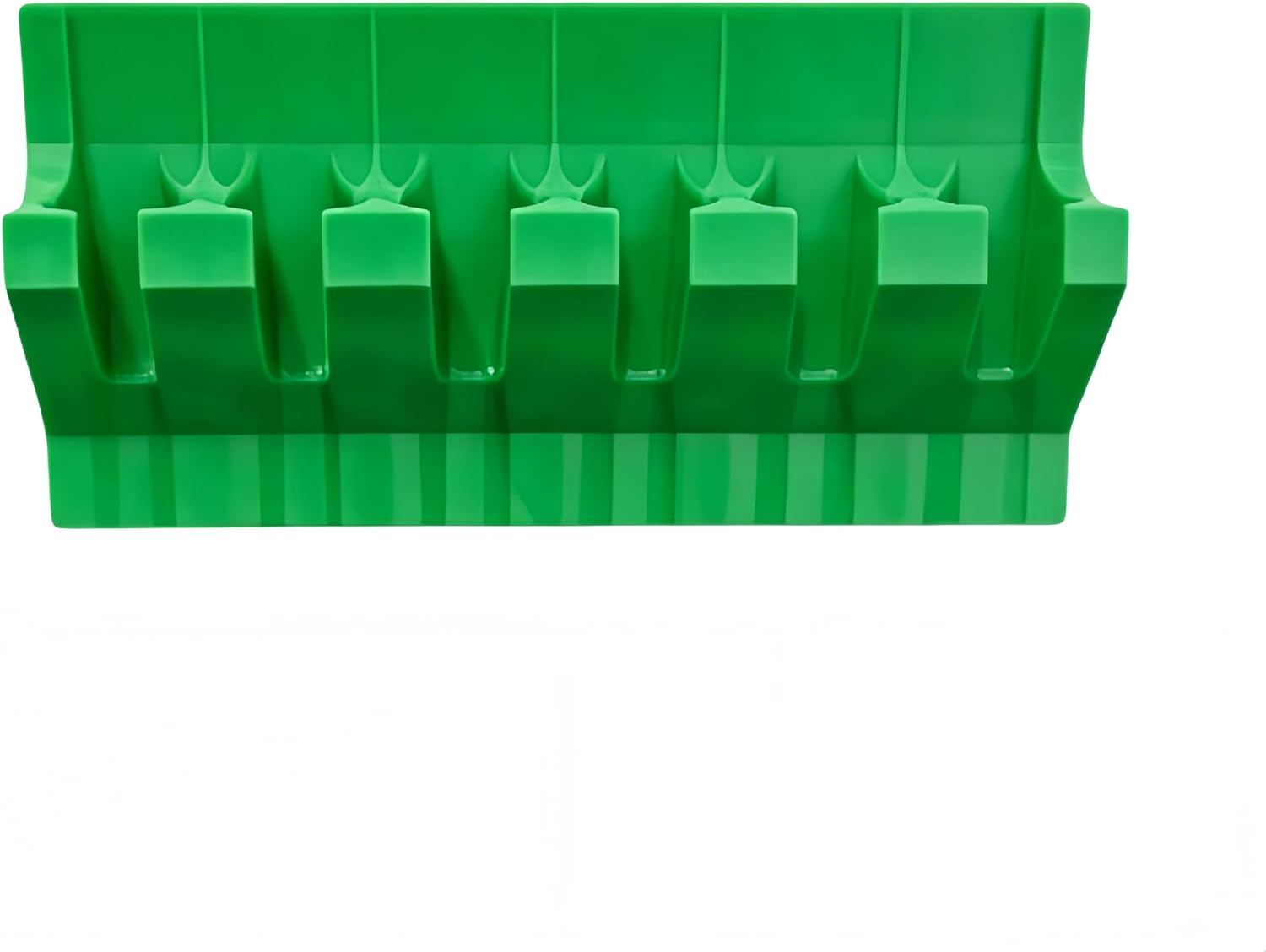 Magnetic Pry Bar Holder, 6-Slot Tool Organizer Rack for Garage and Toolbox, Wall Mount Storage Holder for Crowbars and Hand Tools, Space-Saving Tool Storage