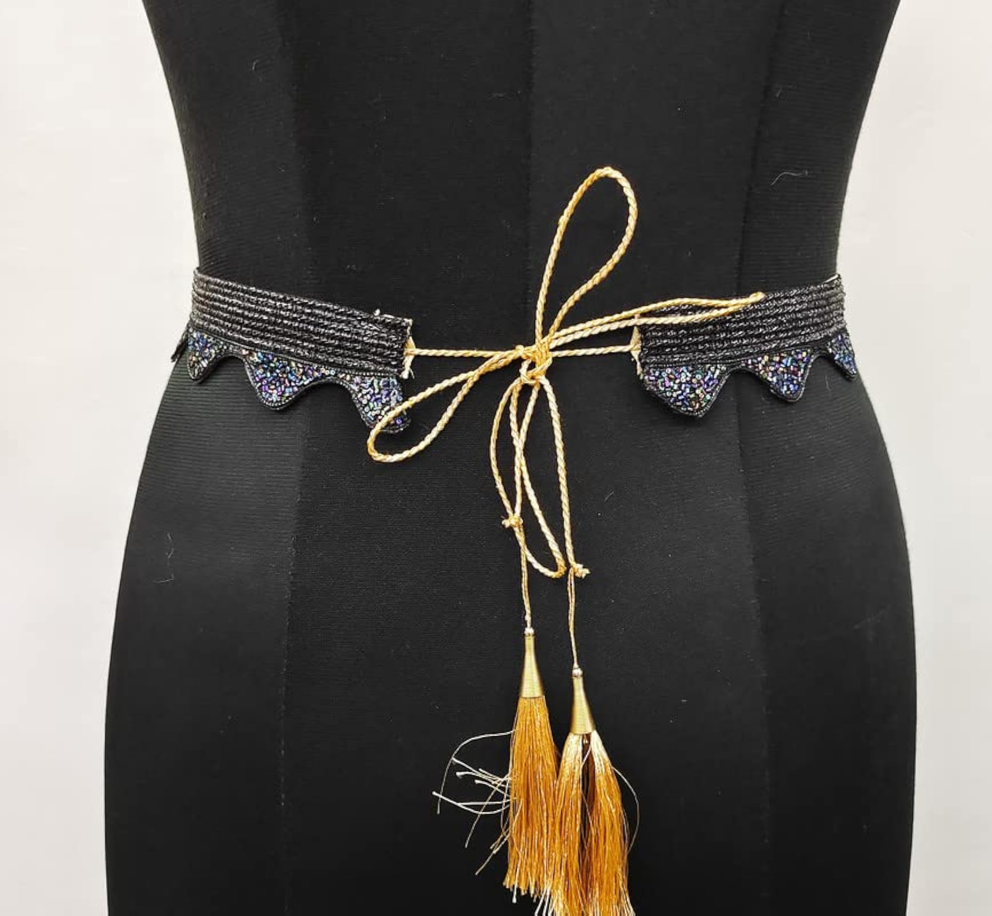 Women's Cloth Embroidery Kamarband Waist Chain, Stretchable