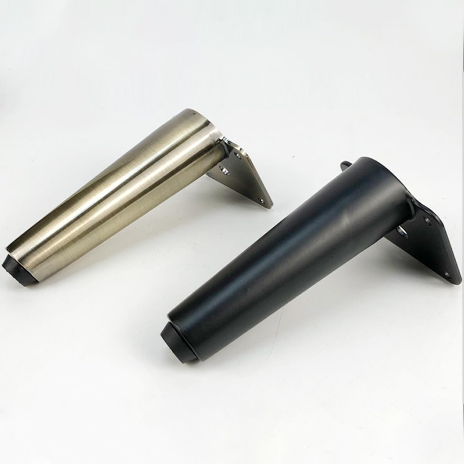 Generico Gambe per Mobili Piedini per Tavolo Conici Neri 4 Pezzi Supporto in Ferro Nero Vernice Spray Piedini per Divano Altezza 15,5 cm/6,1" Piedini per Mobile 15,5 cm/6,1"