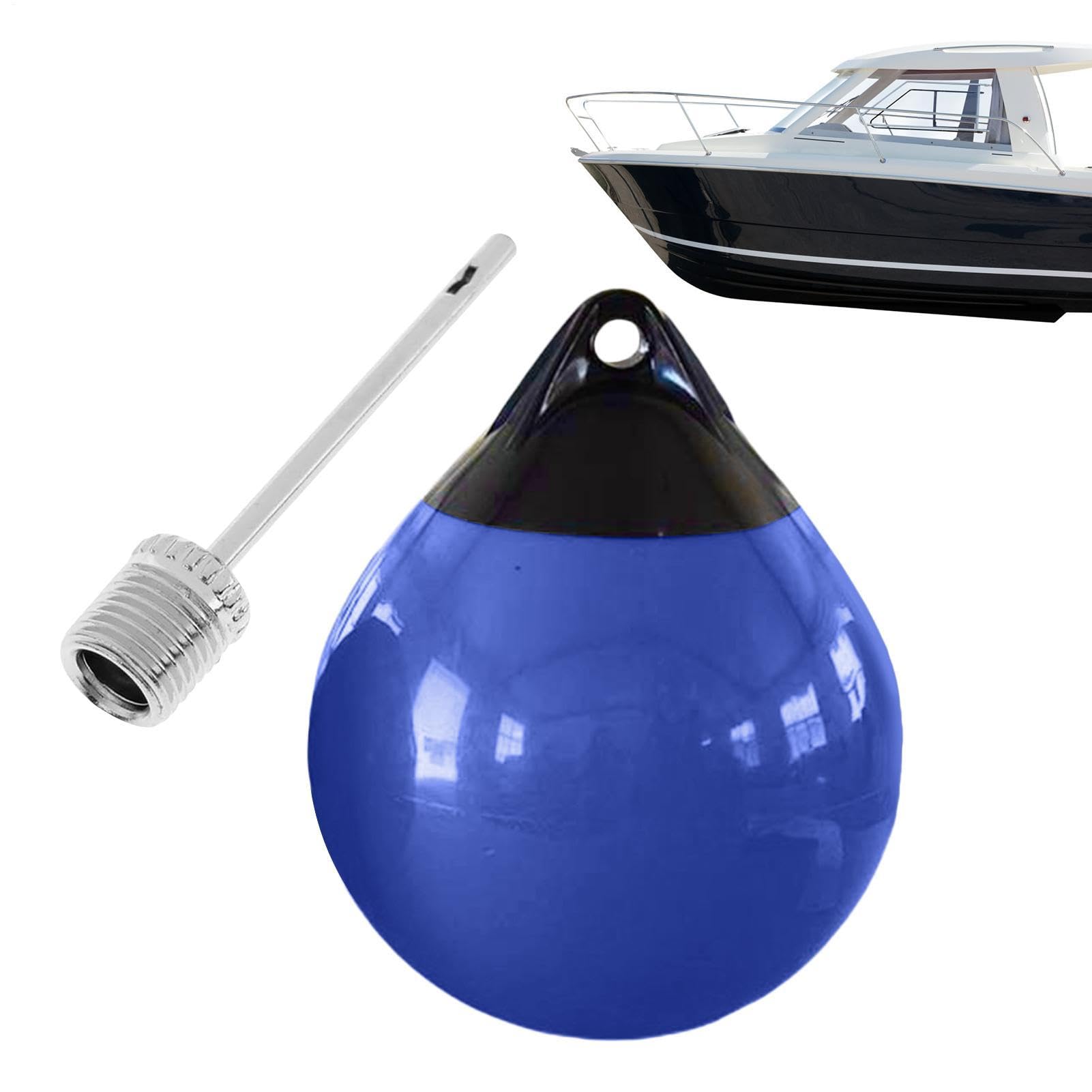 Boya de amarre inflable anticolisión flotante | Defensas de barco bola de parachoques de muelle, para marinas, veleros, esquiadores, lanchas motoras, pesca, wakeboard, mar, río