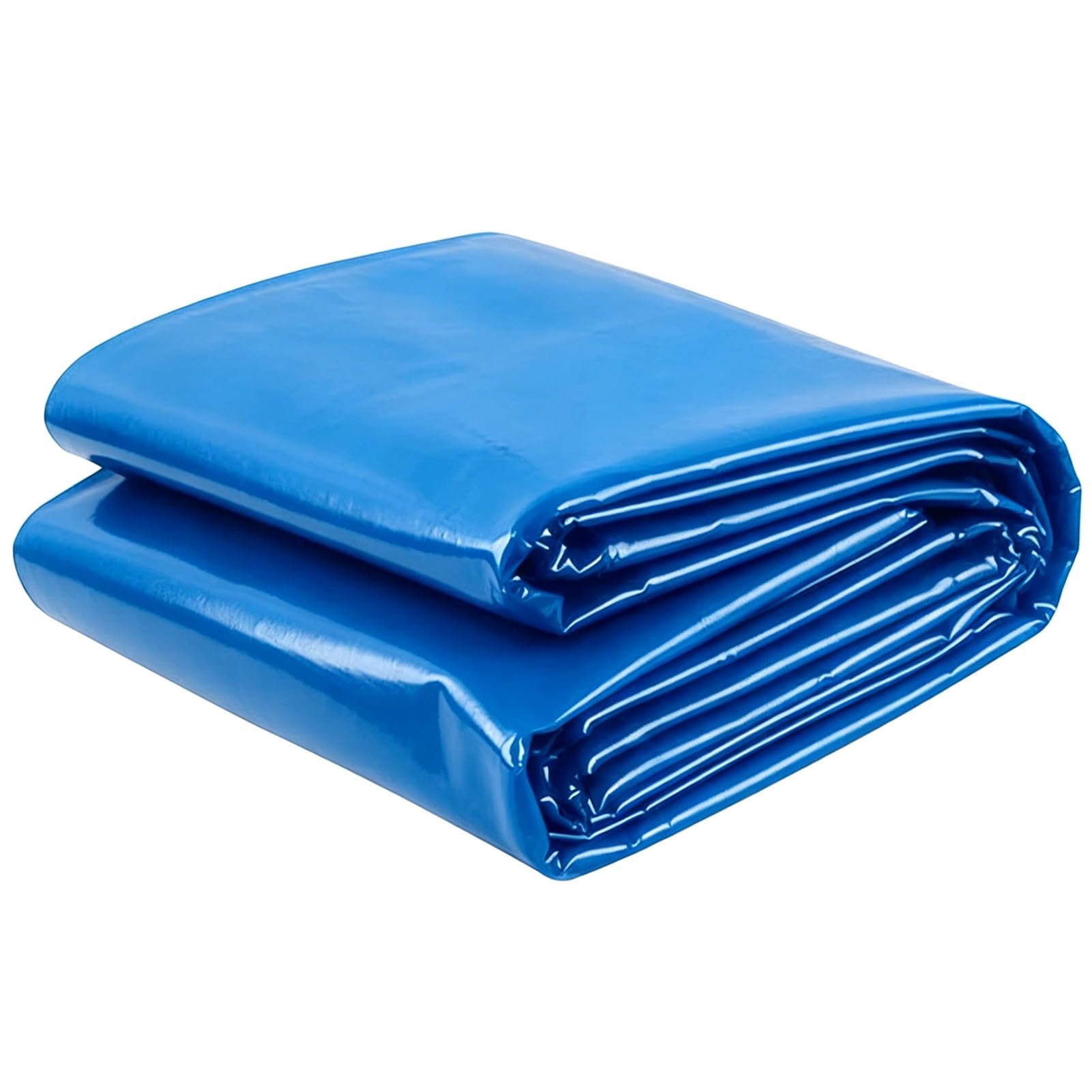 Hamankim Blue Preformed Pond Liners, Heavy Duty HDPE Resistant Membrane, 4x5m 5x7m 6x10m 8x12m Flexible Sealing Film for Outdoor Koi Ponds, Water Feature, Ponds Tarp