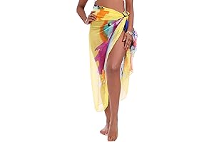 Womens Chiffon Beach Swimsuit Cover Up Waist Wrap