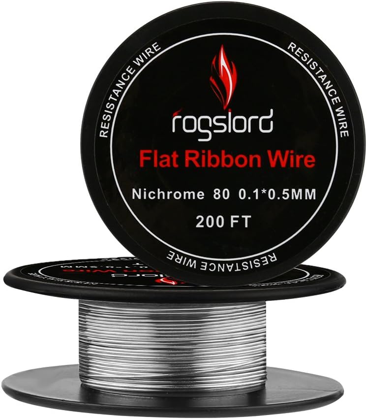 Flat Ribbon Wire 0.1x0.5, Nichrome 80 Resistance Wire - 200ft