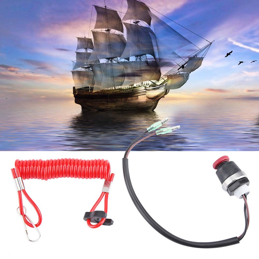 Sicherheitsleine Kabel Tohatsu Stop Schalter Lanyard für Außenbordmotor Sicherheitsleine Kabel