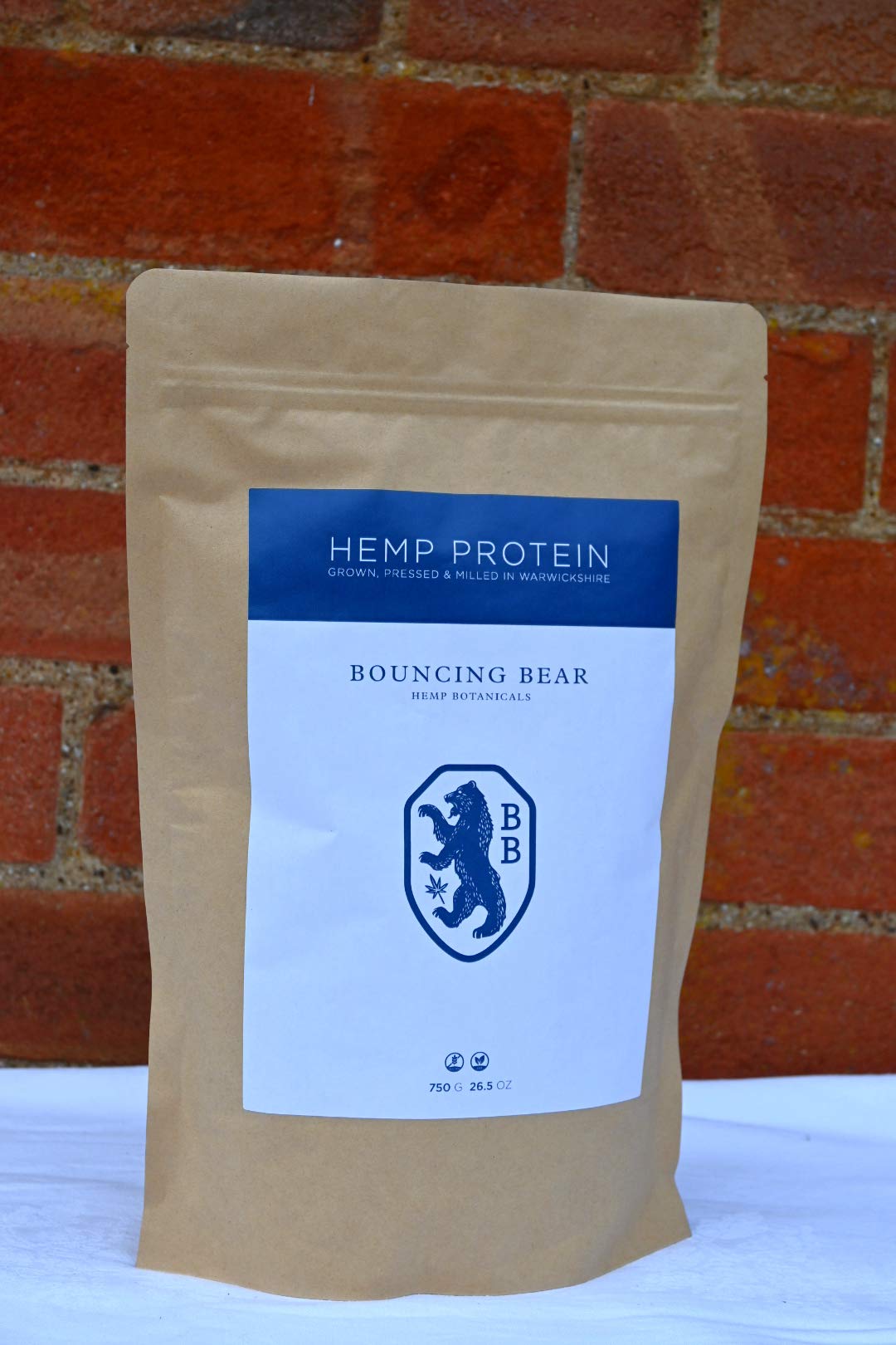 Bouncing Bear Hemp Protein Powder / UK Grown, Pressed & Milled / Vegan / Gluten Free / Vegetarian