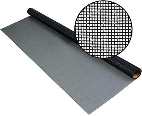 No-See-Um - Rollo de malla pequeña para insectos de 20 x 20 pulgadas, 96 pulgadas x 50 pies, rollo de malla pequeña para ventanas, puertas o patios,