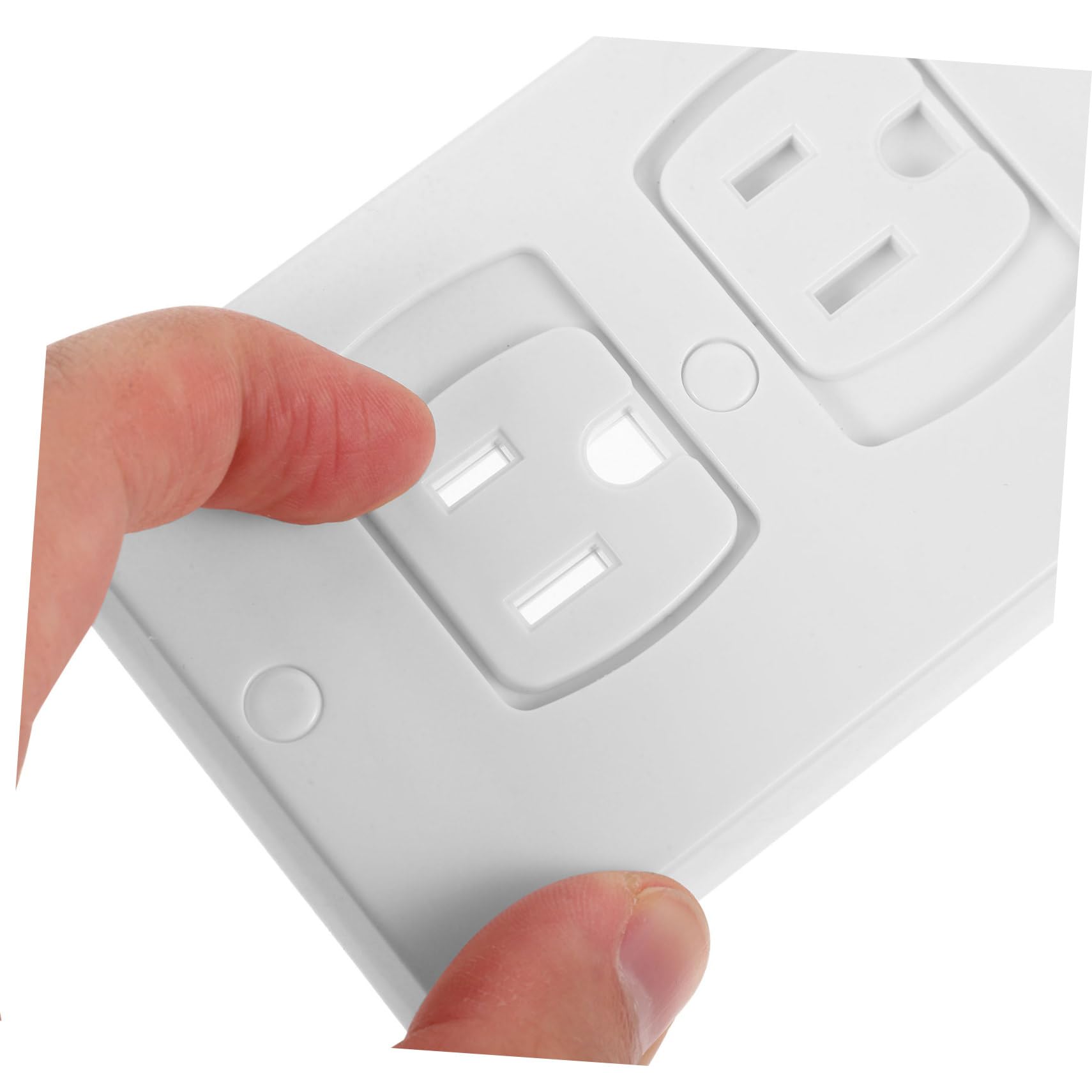 Copriprese Elettriche a Chiusura Automatica 10 Pezzi per Parete