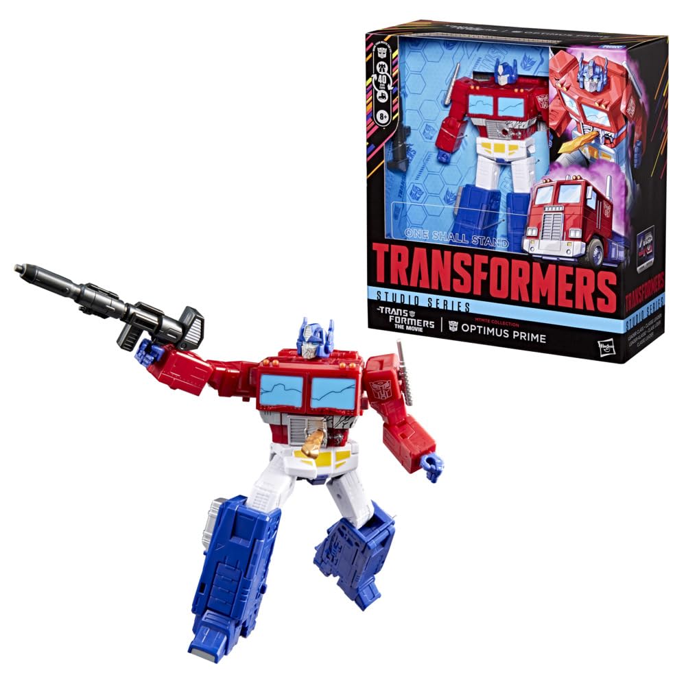 Transformers Figurine d'action Studio Series MTMTE Le leader du film Optimus Prime