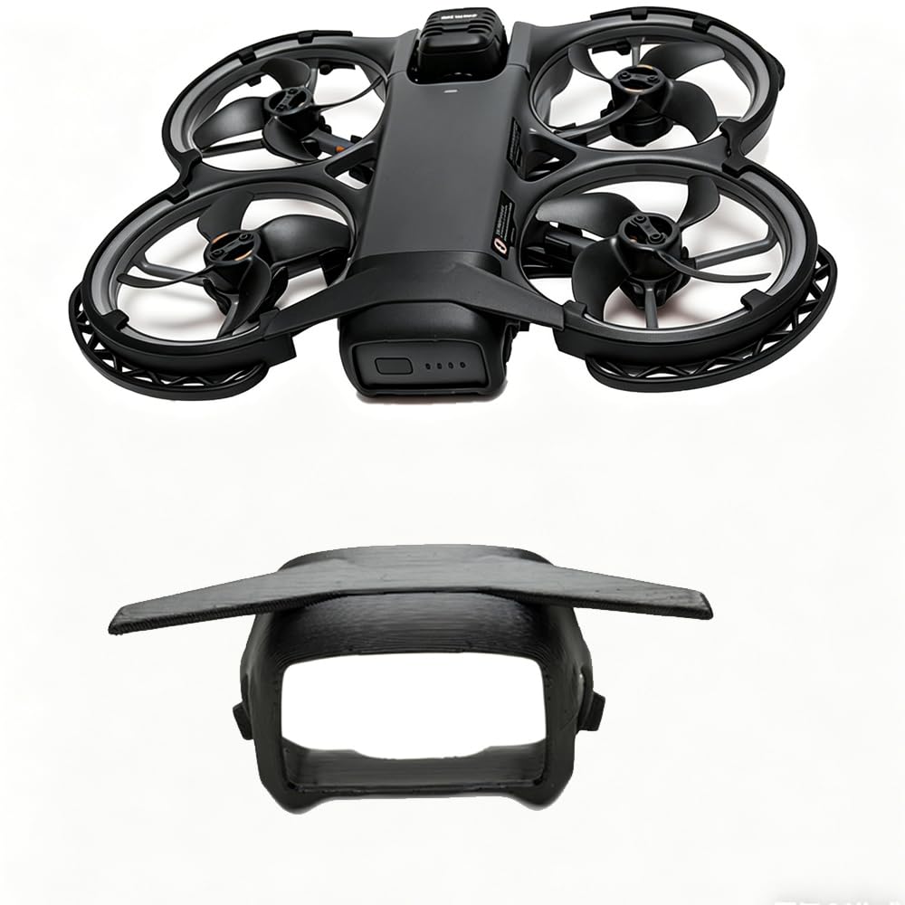 Coda di volo aerodinamica per DJI Avata 360, accessorio decorativo aerodinamico per drone con stabilizzazione dell'equilibrio (ala posteriore nera)