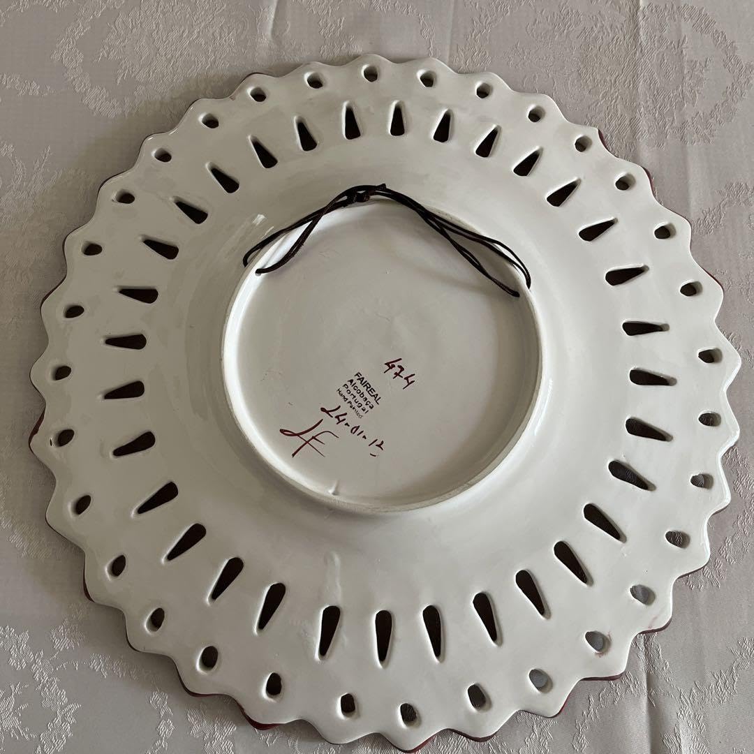 ポルトガル製陶額皿