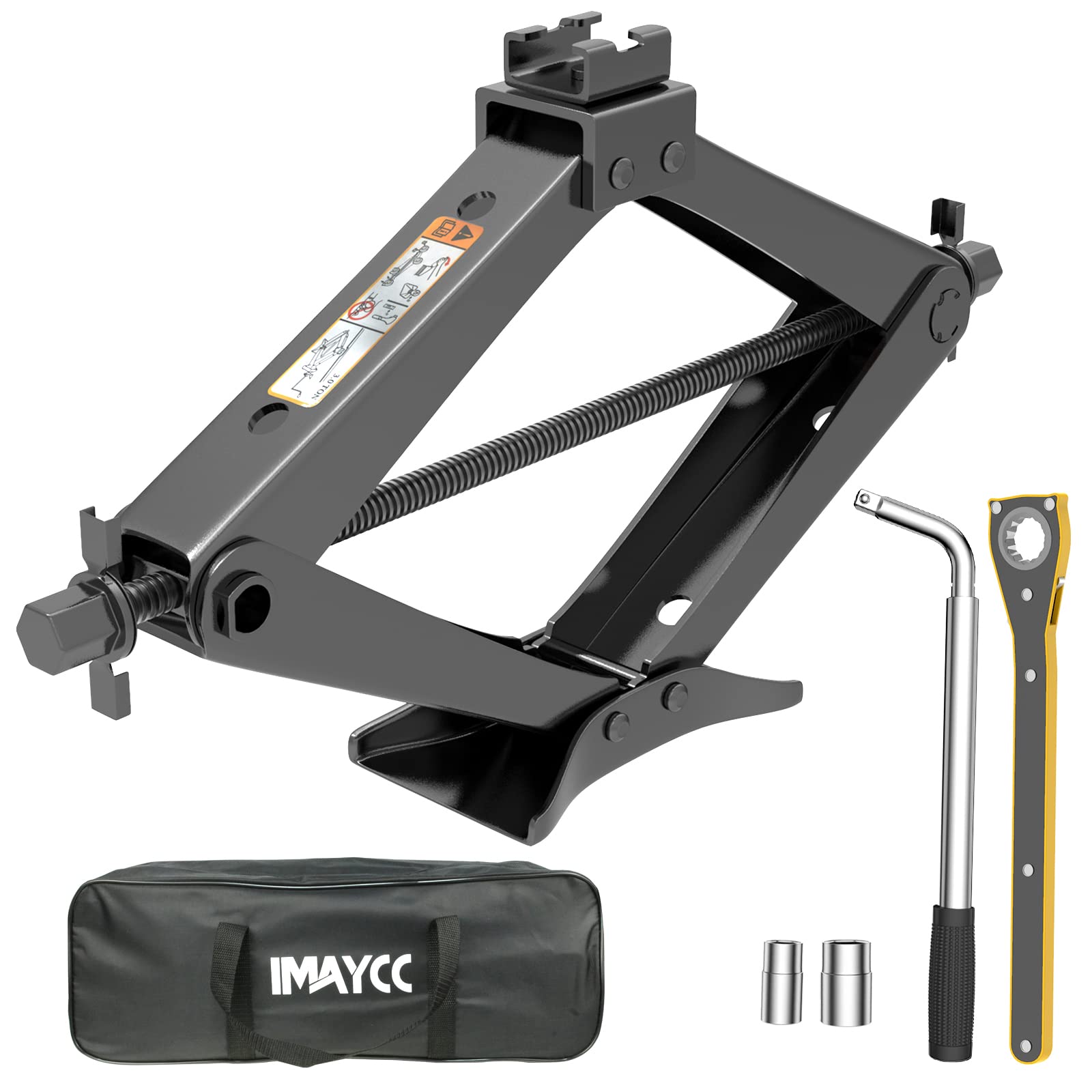 Buy IMAYCC Scissor Jack for Car/SUV/MPV Thickened Max 3T Car Jacks