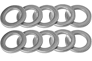 Oil Drain Plug Kit, Set of 10 Magnetic Plugs Prevents Galling (92065-097)