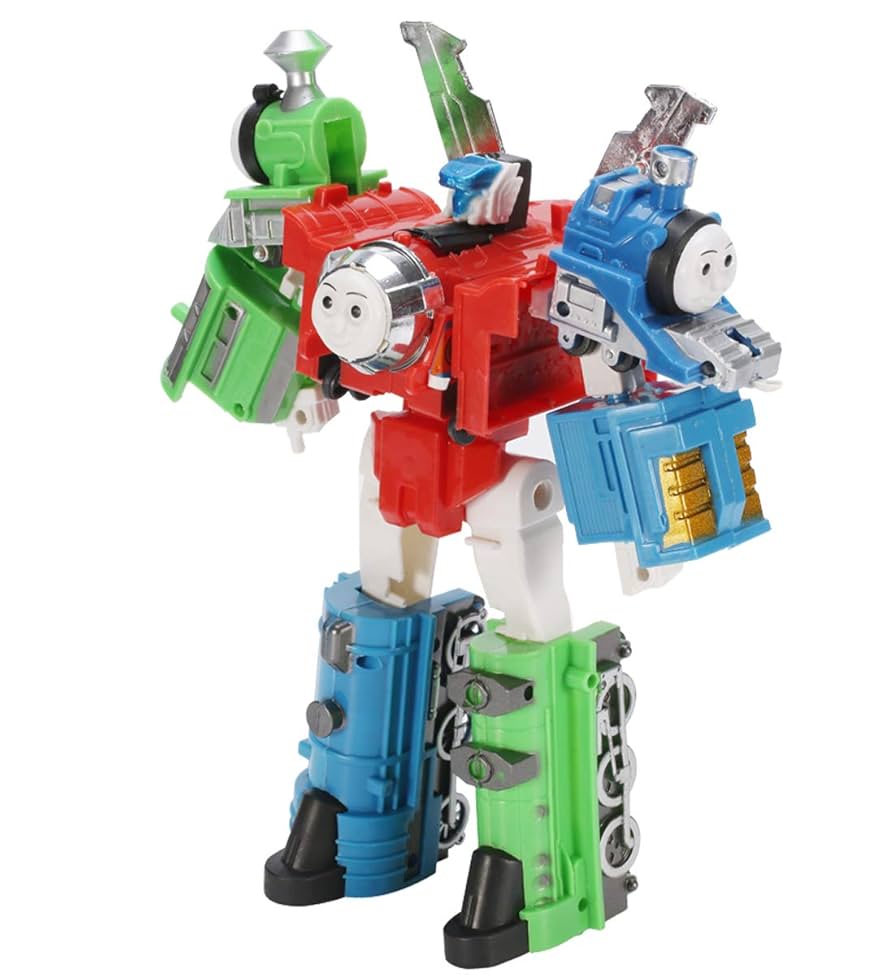 トーマス　変形ロボット Amazon.co.jp: XIAO WANG 電動変形電車トーマスロボット戦車